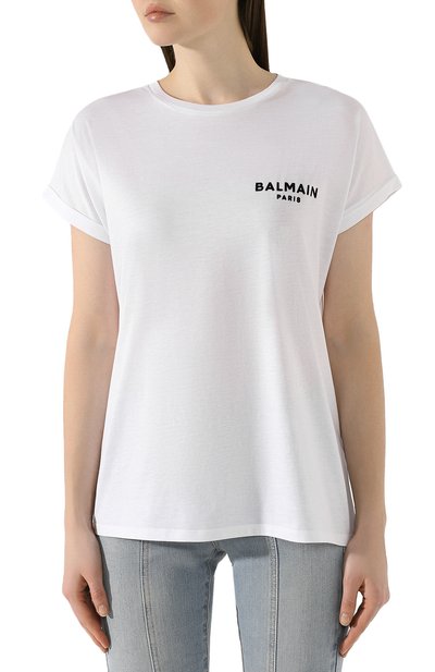 Хлопковая футболка BALMAIN, арт. TF11351/I382, фото 3