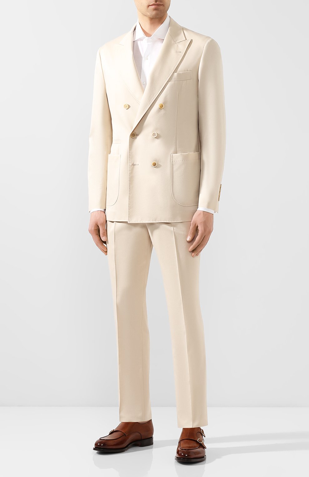 Костюм из смеси шерсти и хлопка BRUNELLO CUCINELLI, арт. MH212LDBH, фото 1