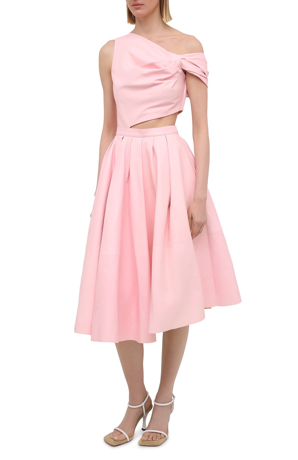 Кожаное платье ALEXANDER MCQUEEN, арт. 650177/Q5AFI, фото 3