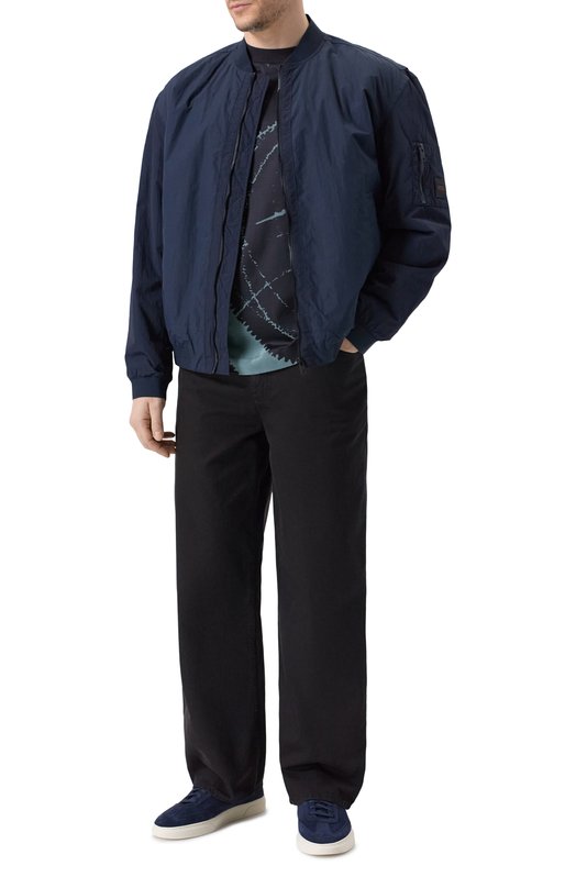 Футболка из лиоцелла и хлопка Emporio Armani EM004909/AF10017 Серый  EM004909/AF10017 Фото 2