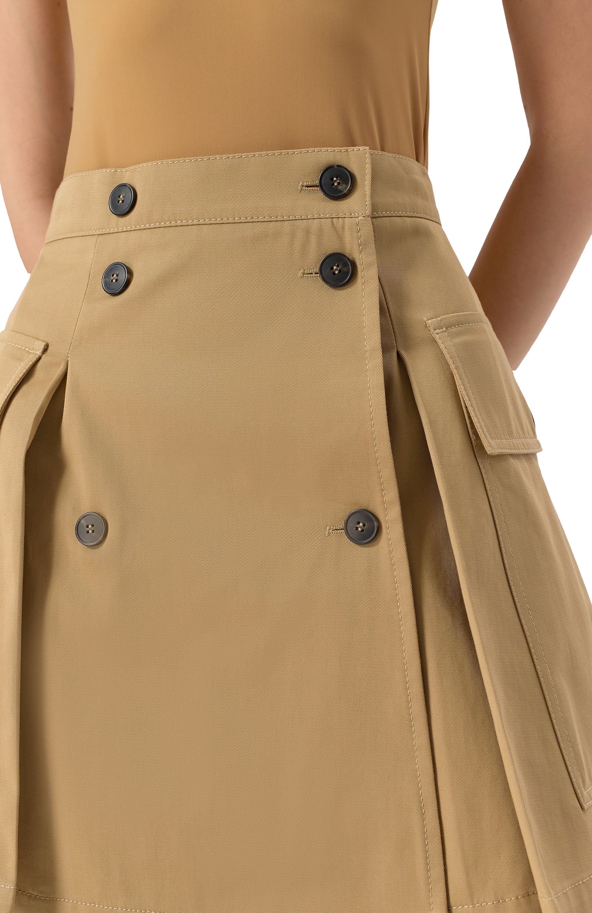 Хлопковая юбка WEEKEND MAX MARA, арт. ZEBI0, фото 5