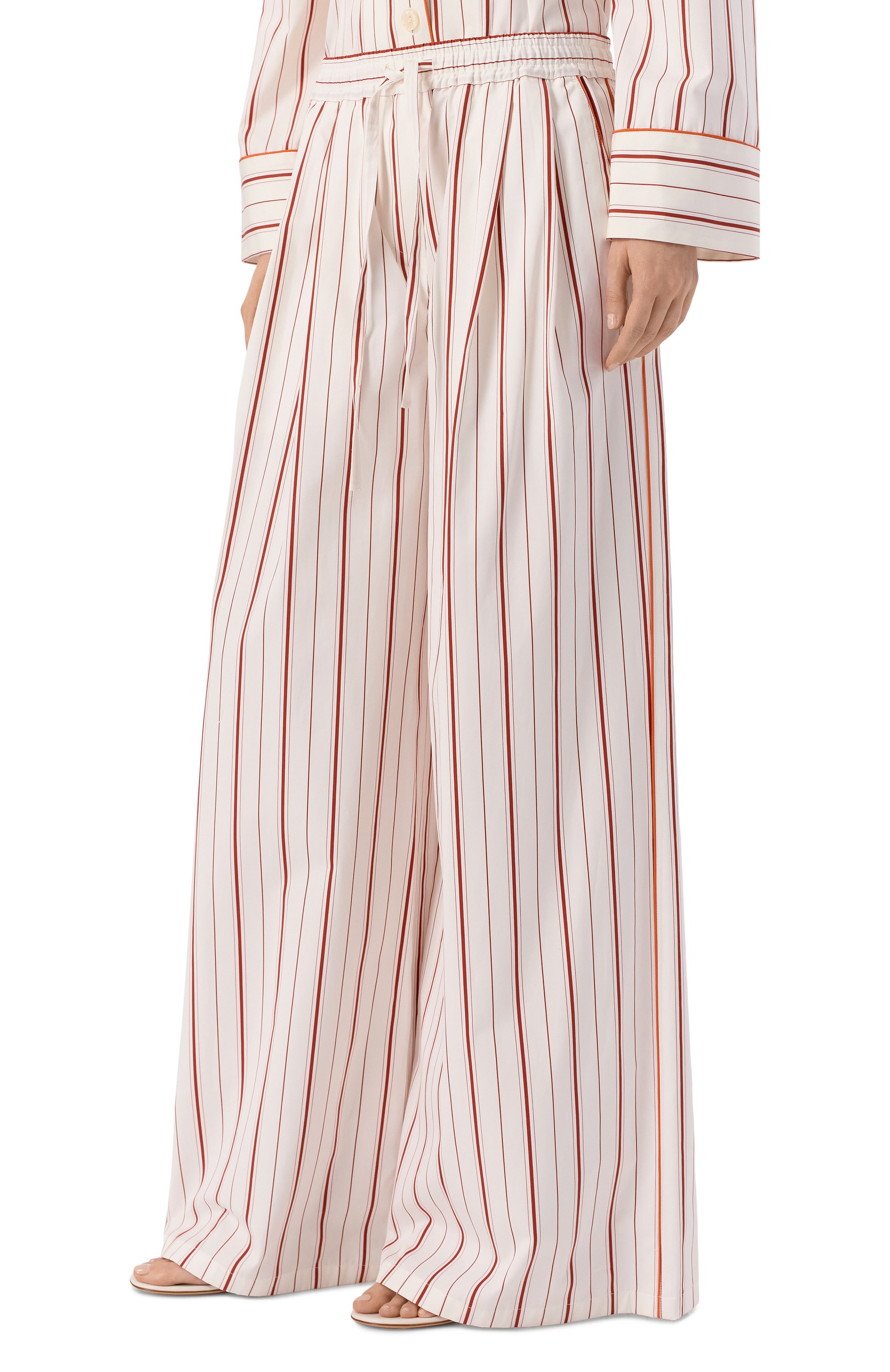 Брюки из хлопка и шелка DOLCE & GABBANA, арт. FTDJET/FR51T, фото 3