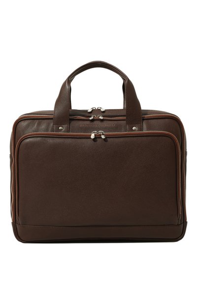 Сумка для ноутбука из кожи буйвола BRUNELLO CUCINELLI, арт. 221MBRXU391, фото 1