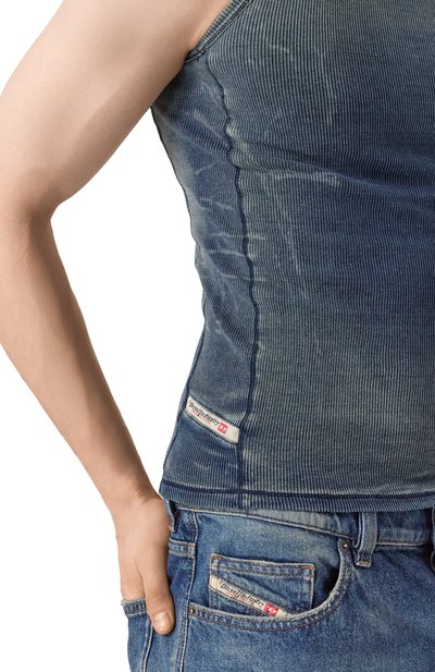 Хлопковая майка DIESEL, арт. A19152/0HJBE, фото 5