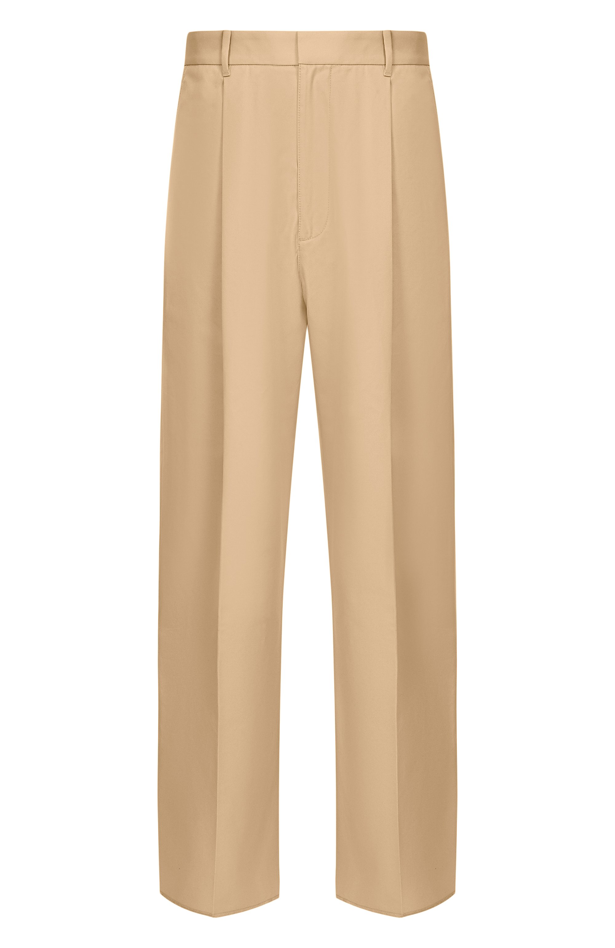 Хлопковые брюки DSQUARED2 бежевого цвета по цене 84400 руб., арт. S74KB1132/S41794, фото 1 Хлопковые брюки DSQUARED2, арт. S74KB1132/S41794, фото 1