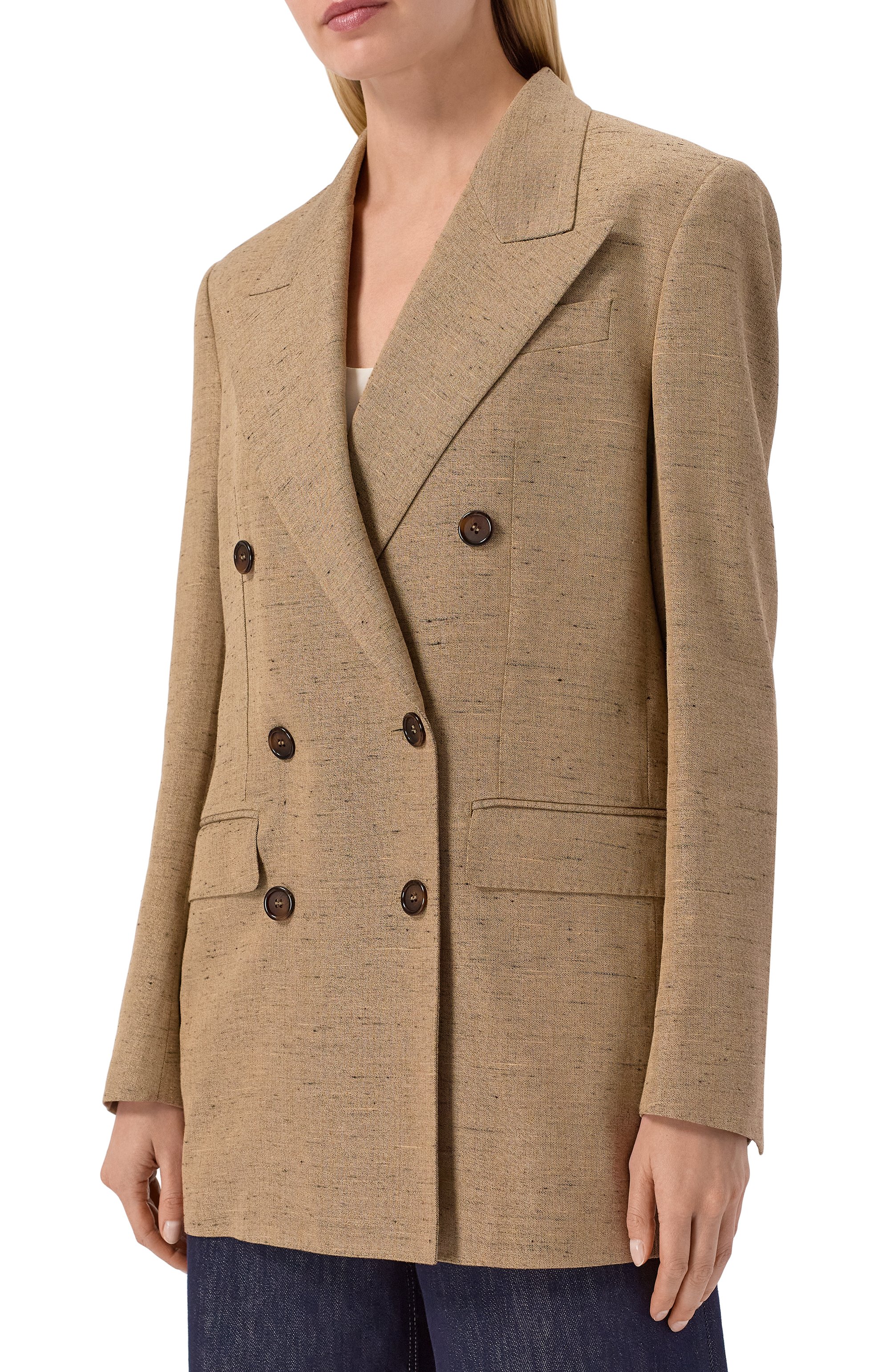 Жакет из вискозы и льна DOLCE & GABBANA, арт. F29YFT/HUMWC, фото 3