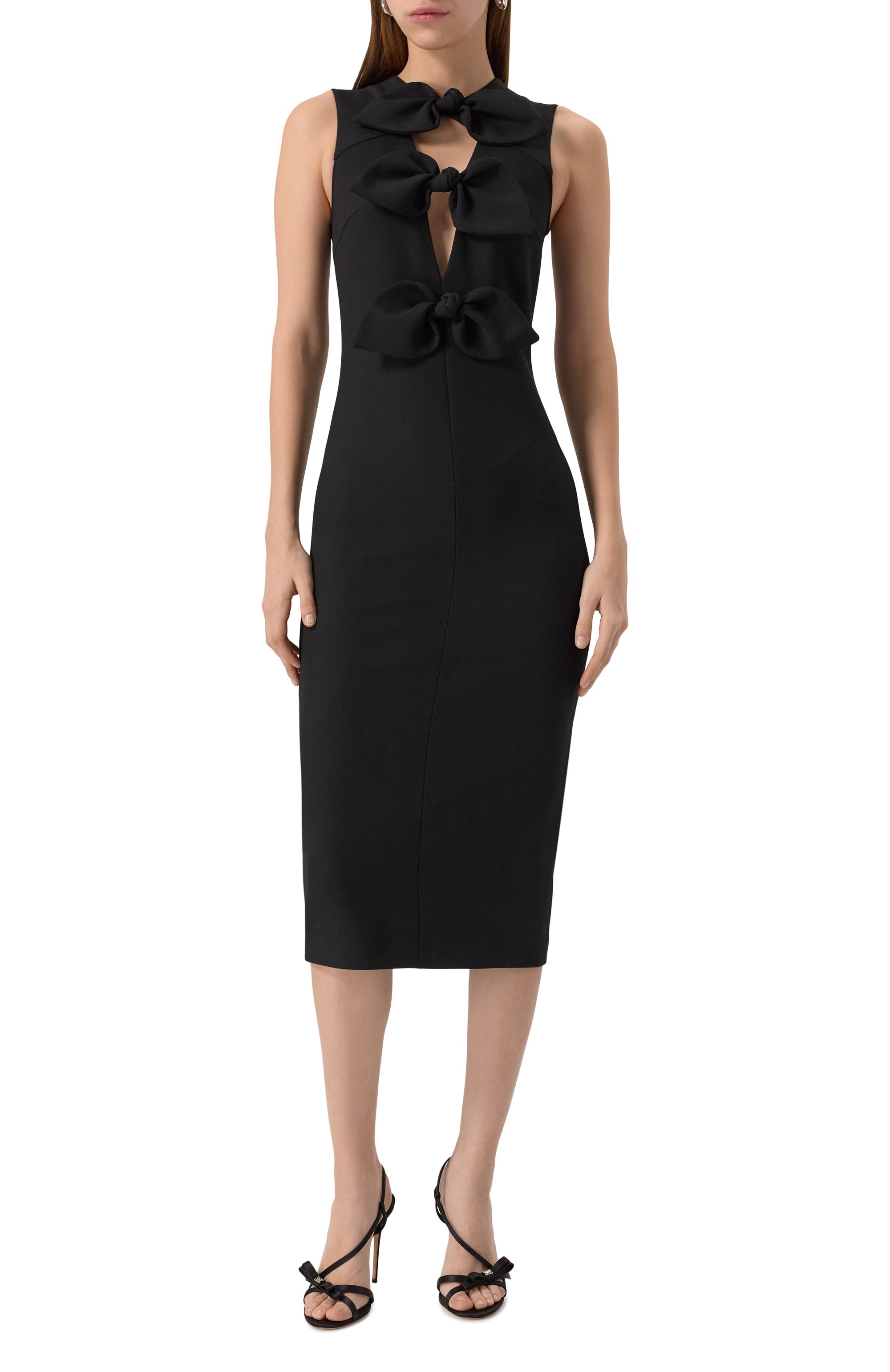 Платье N21 черного цвета по цене 95050 руб., арт. H061/5113, фото 3 Платье N21, арт. H061/5113, фото 3