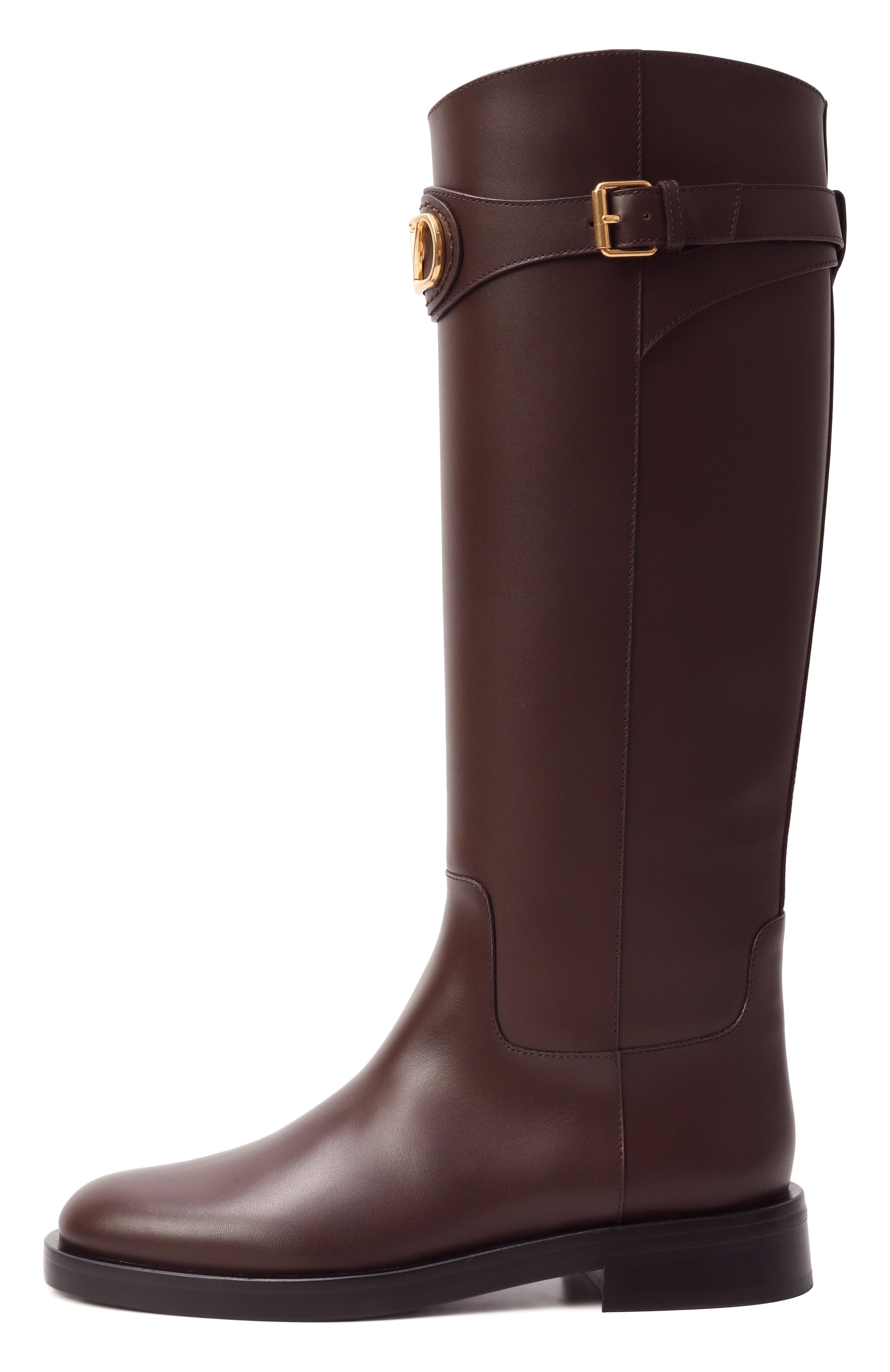 Кожаные сапоги vlogo signature VALENTINO, арт. 7W2S0MT1/DSH, фото 4