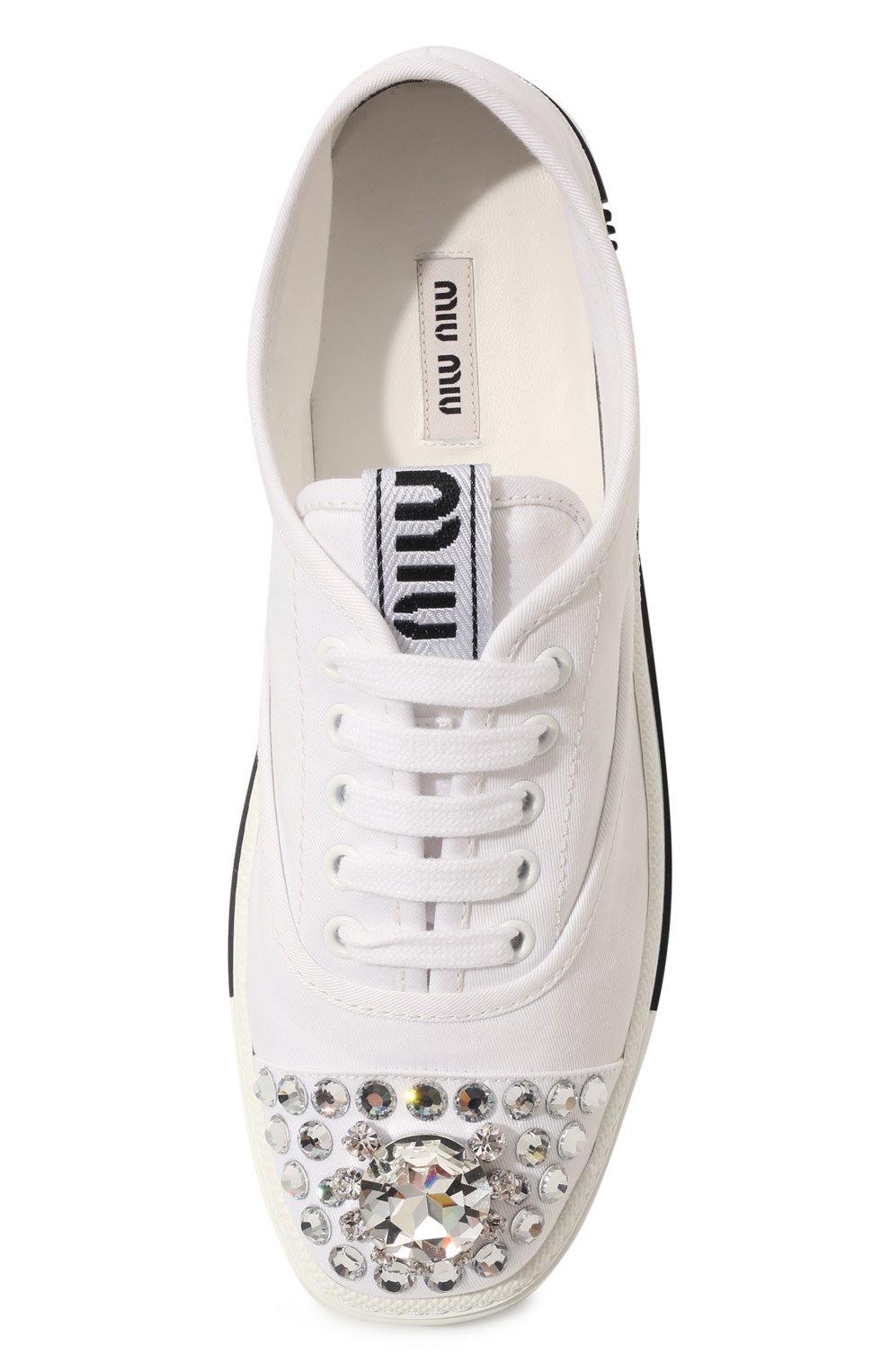 Текстильные кеды MIU MIU, арт. 5E450D-3F3V-F0009-005, фото 6