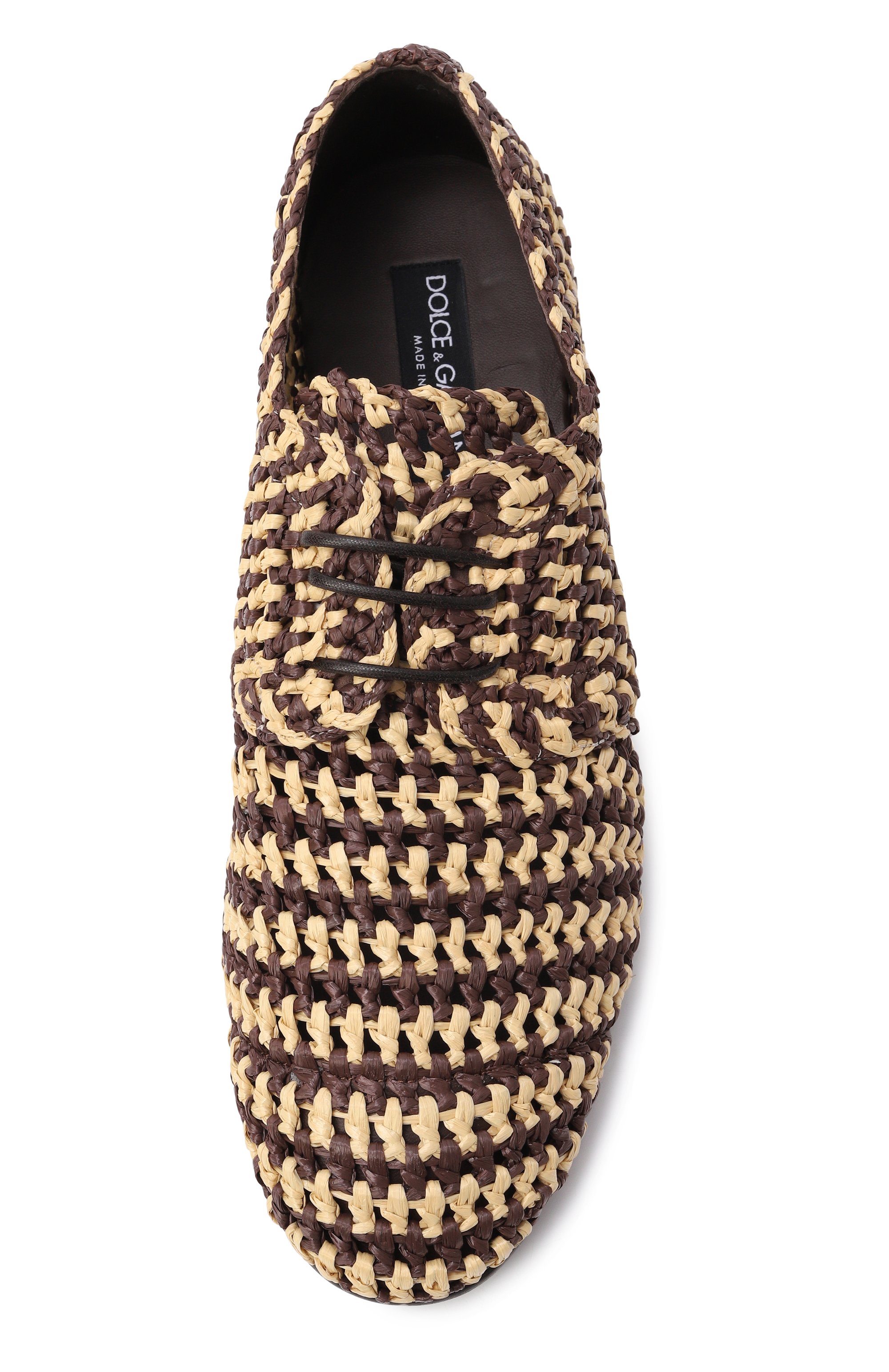 Текстильные дерби DOLCE & GABBANA, арт. A10872/A9L49, фото 6