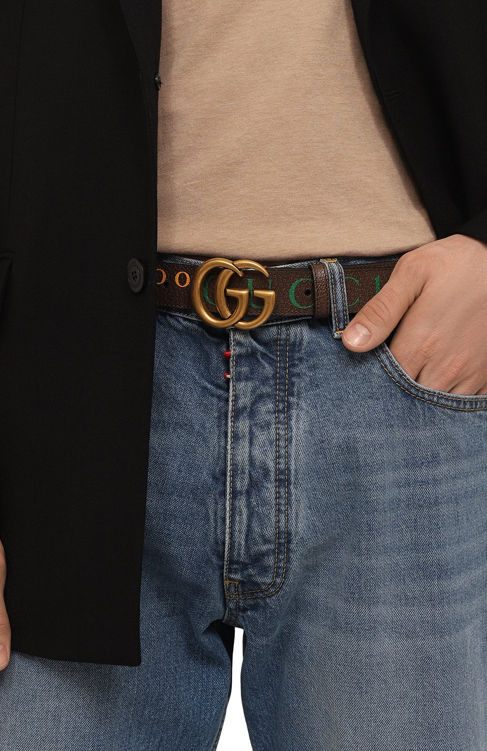 Кожаный ремень GUCCI, арт. 414516 UUMAT, фото 2