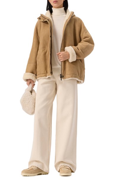 Двусторонняя дубленка из овчины BRUNELLO CUCINELLI, арт. MPMCM7995, фото 2