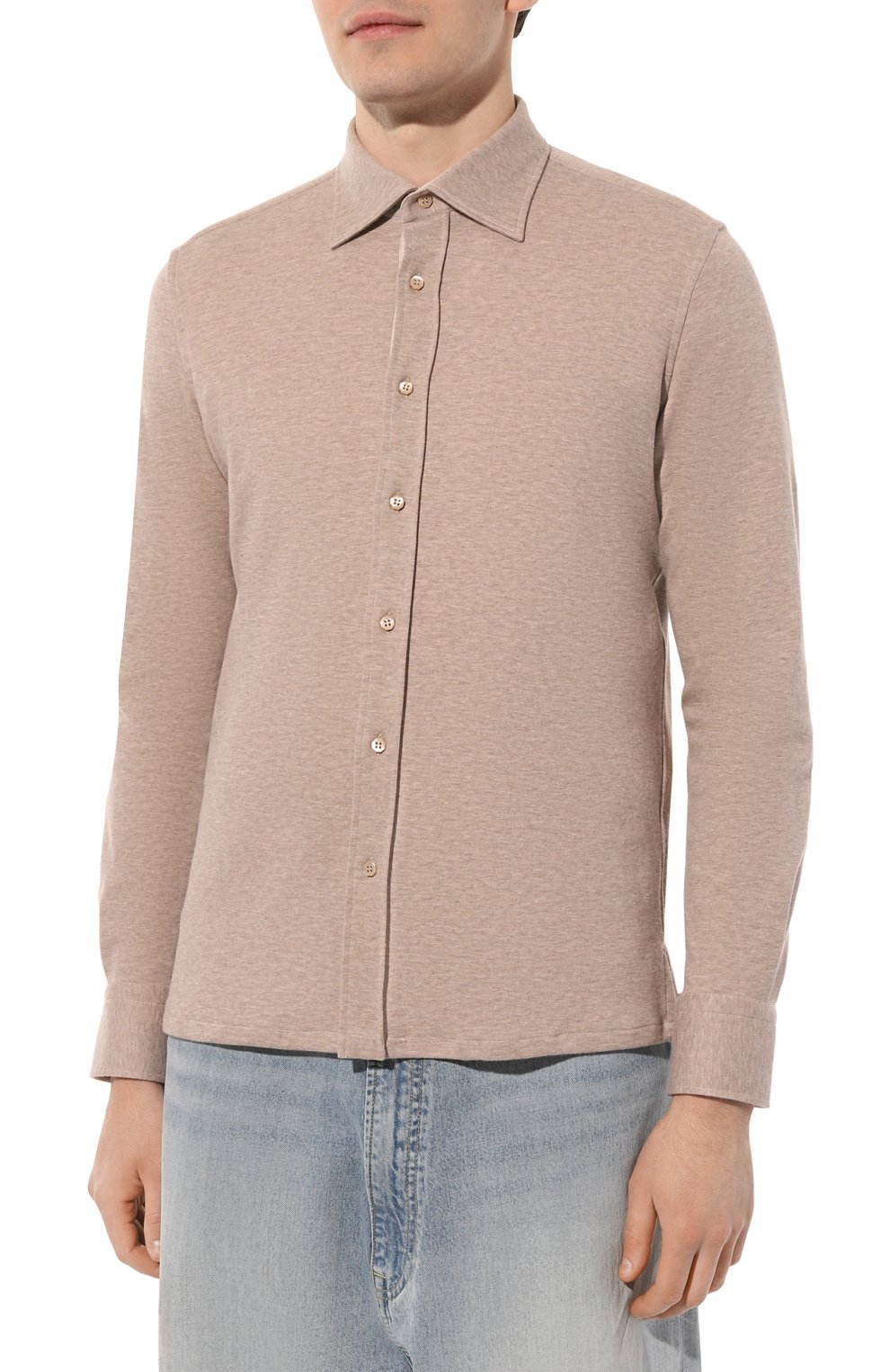 Рубашка из хлопк�а и кашемира STEFANO RICCI, арт. CJ007040/TE2602, фото 3