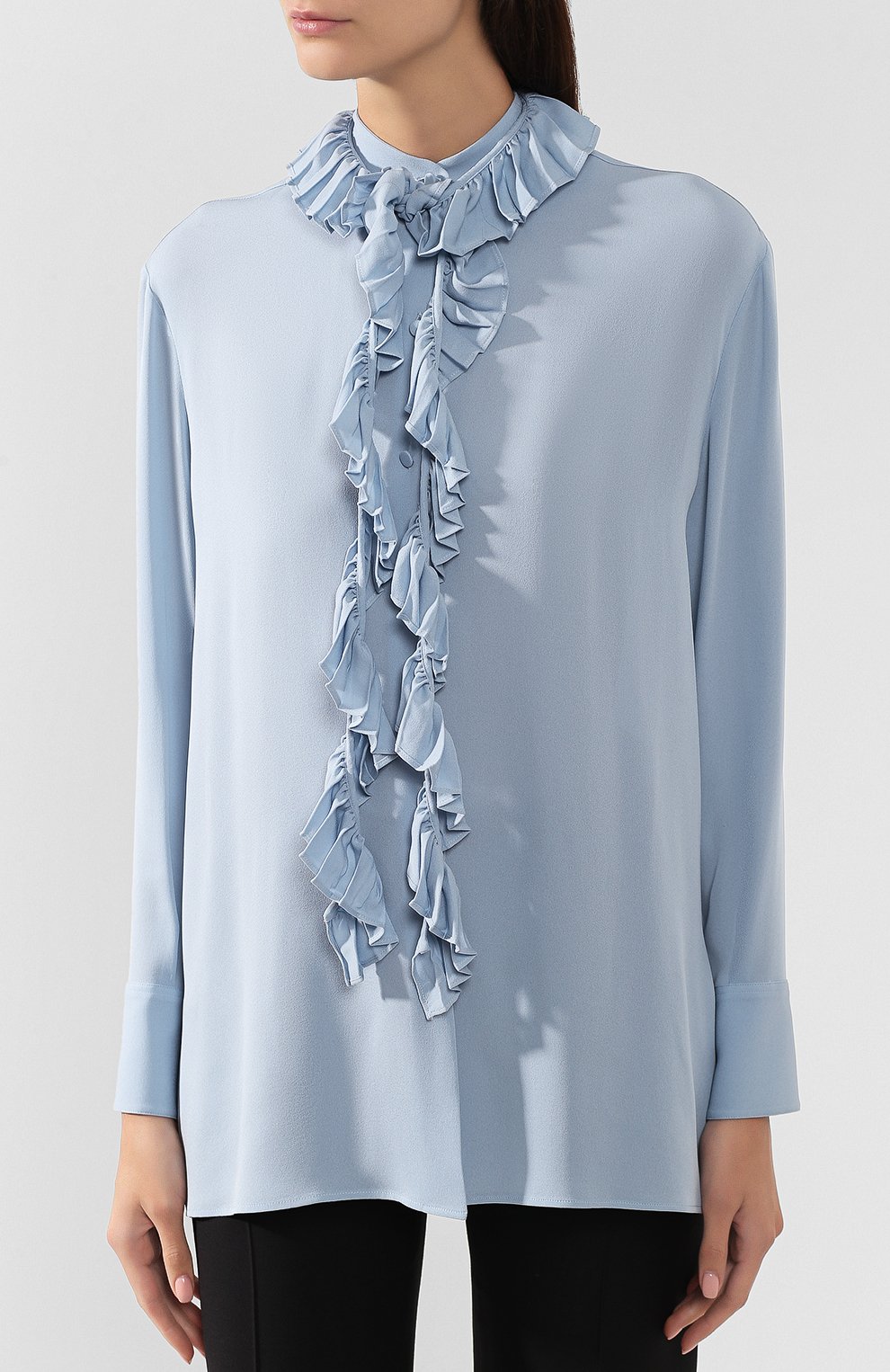 Шелковая блузка VALENTINO, арт. SB3AB14G1MH, фото 3