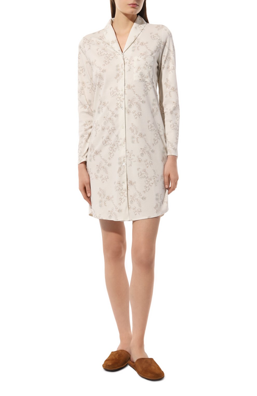 Хлопковая рубашка HANRO, арт. 074970, фото 2