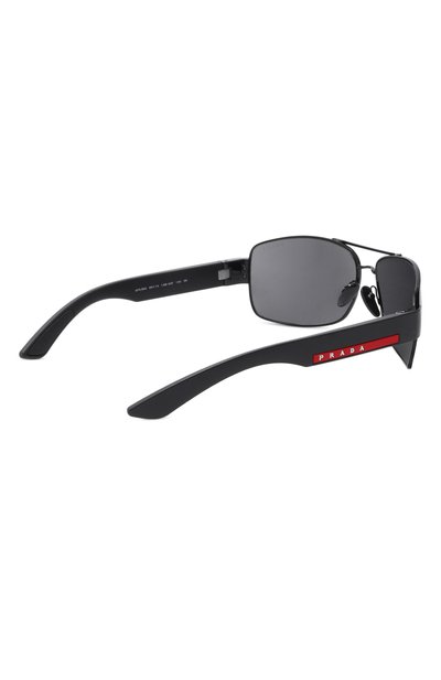 Солнцезащитные очки PRADA LINEA ROSSA черного цвета по цене 45100 руб., арт. B52S-1AB06F, фото 3 Солнцезащитные очки PRADA LINEA ROSSA, арт. B52S-1AB06F, фото 3