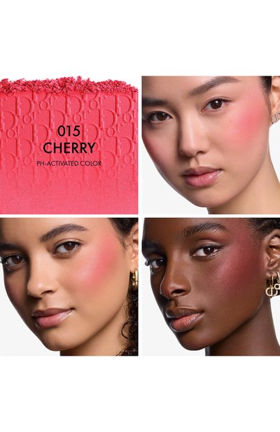 Румяна для лица dior backstage rosy glow, оттенок 015 вишневый (4,5g) DIOR, арт. E000000576, фото 3