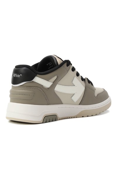 Кожаные кеды out of office OFF-WHITE, арт. 0BIA011S25LEA001/37-38, фото 3