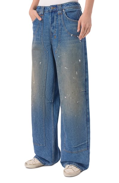 Джинсы ksuper KSUBI синего цвета по цене 34550 руб., арт. WSP26DJ010, фото 3 Джинсы ksuper KSUBI, арт. WSP26DJ010, фото 3