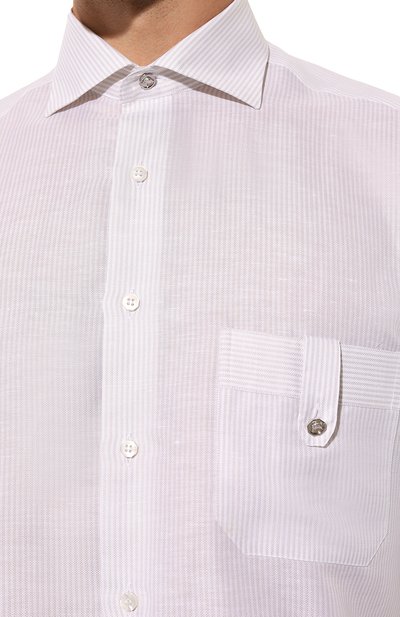 Рубашка из хлопка и льна STEFANO RICCI, арт. MC006730/R2560, фото 5