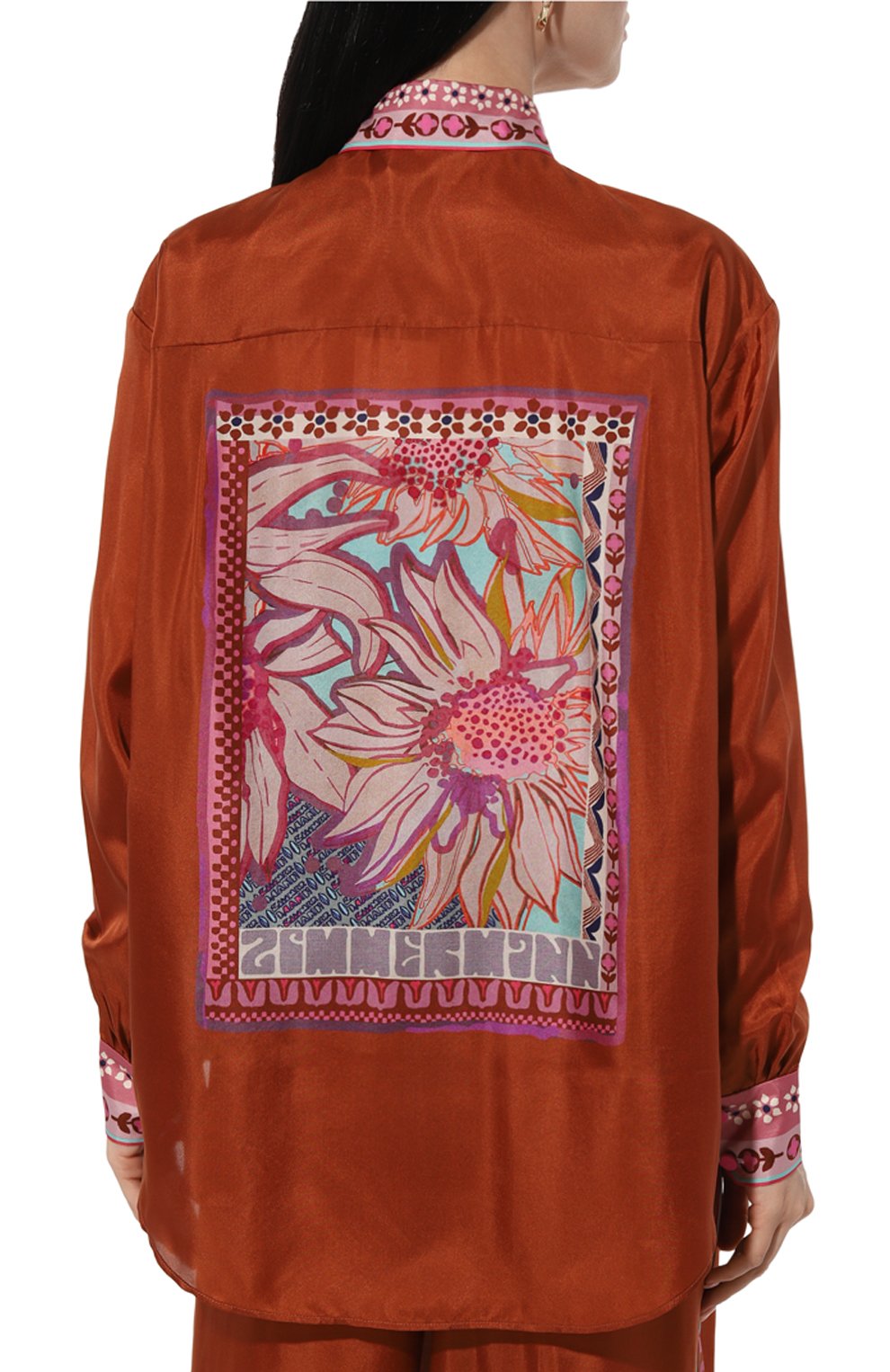 Атласная блузка ZIMMERMANN, арт. 8508TRS244, фото 4