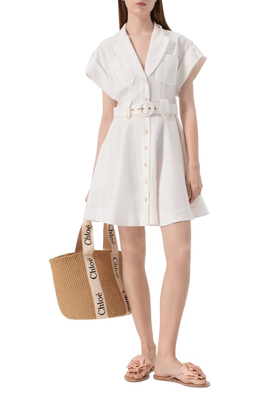 Кожаные шлепанцы Rose Le Silla 1218F020MTPPNEM Бежевый  1218F020MTPPNEM Фото 3