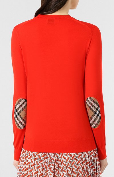 Шерстяной пуловер BURBERRY, арт. 8017021, фото 4