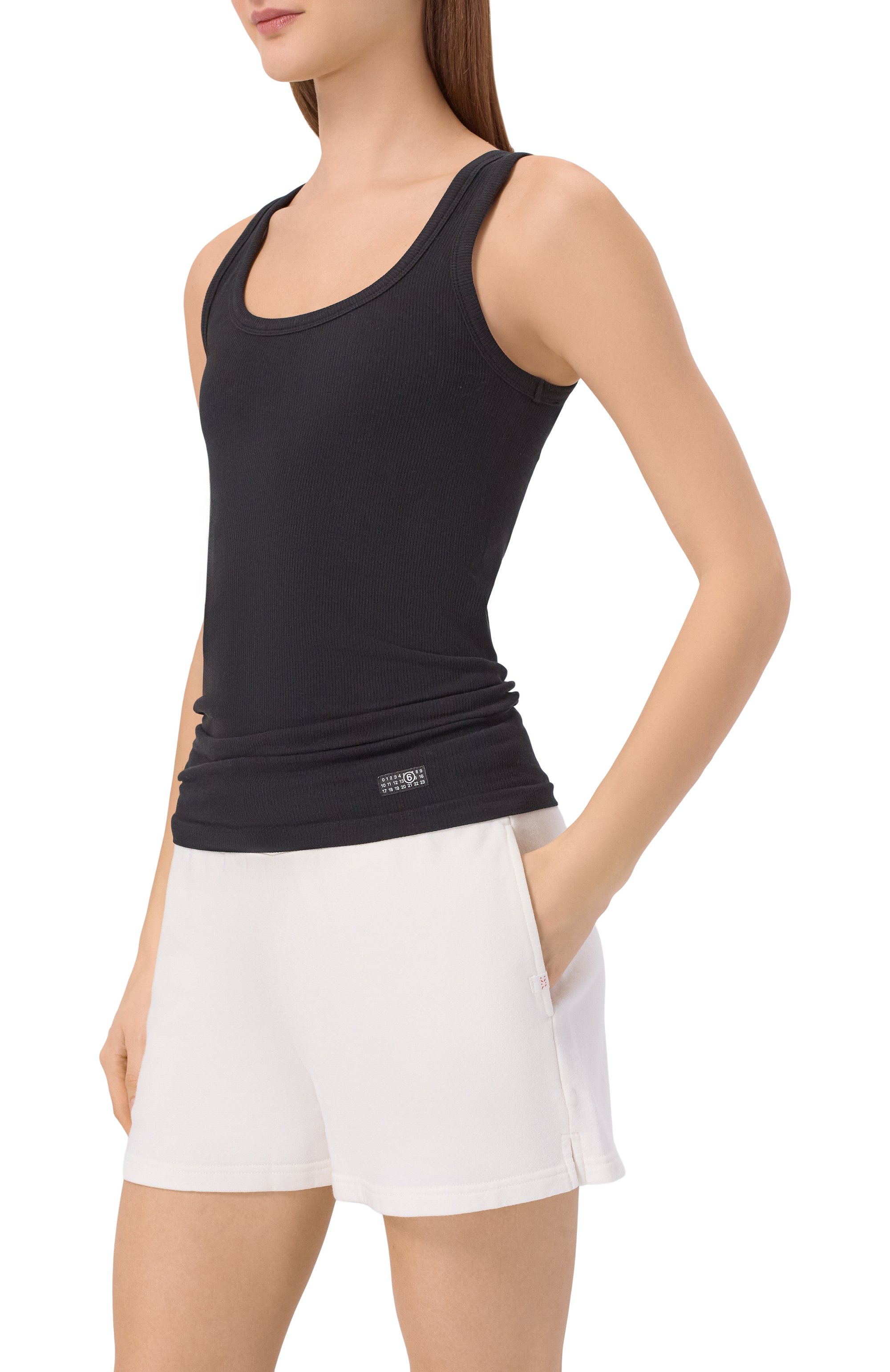 Хлопковая майка MM6, арт. MKD520010, фото 3