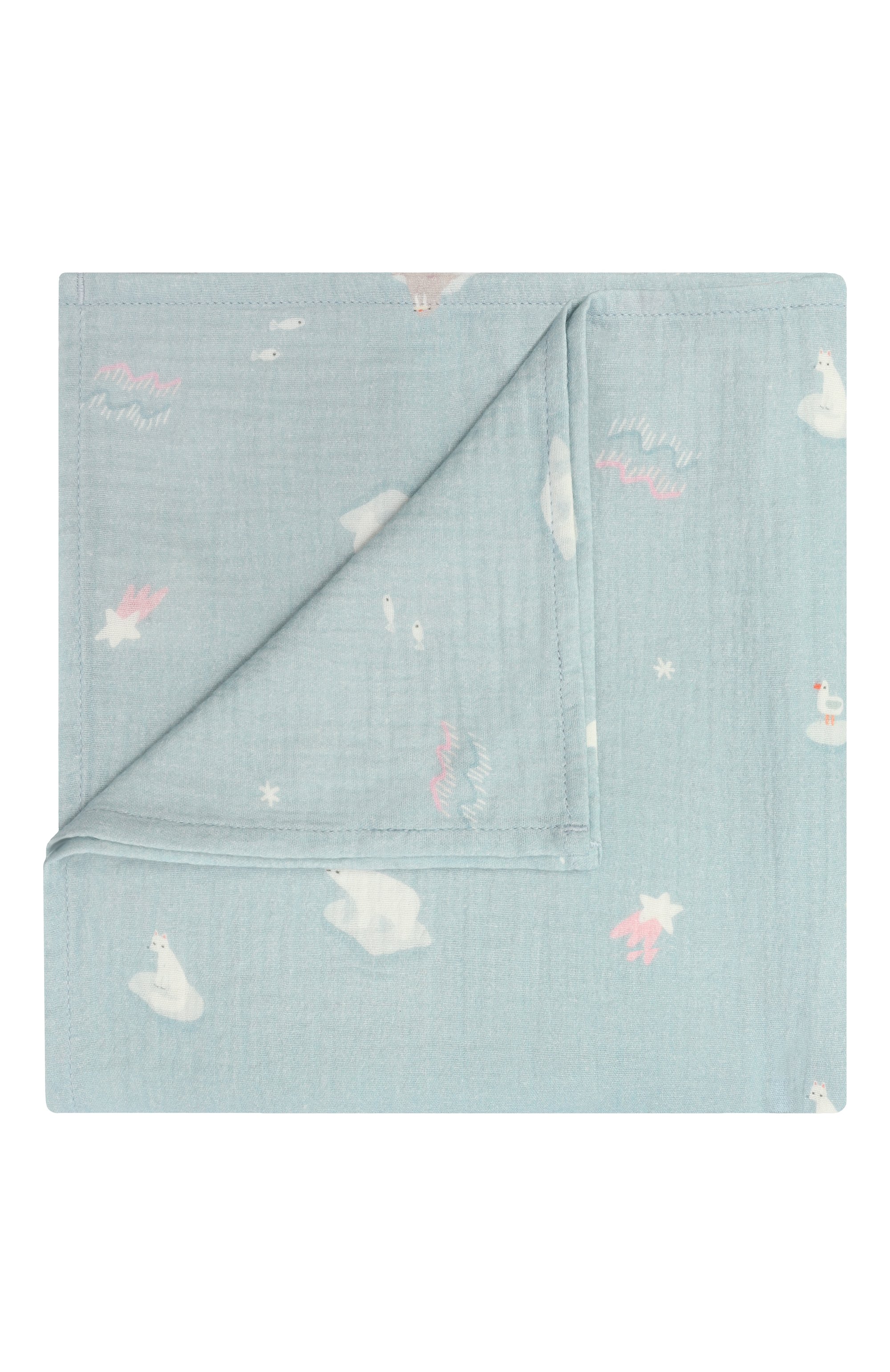 Комплект из двух пеленок BUBA KIDS разноцветного цвета по цене 2650 руб., арт. BKMUSSW35, фото 5 Комплект из двух пеленок BUBA KIDS, арт. BKMUSSW35, фото 5