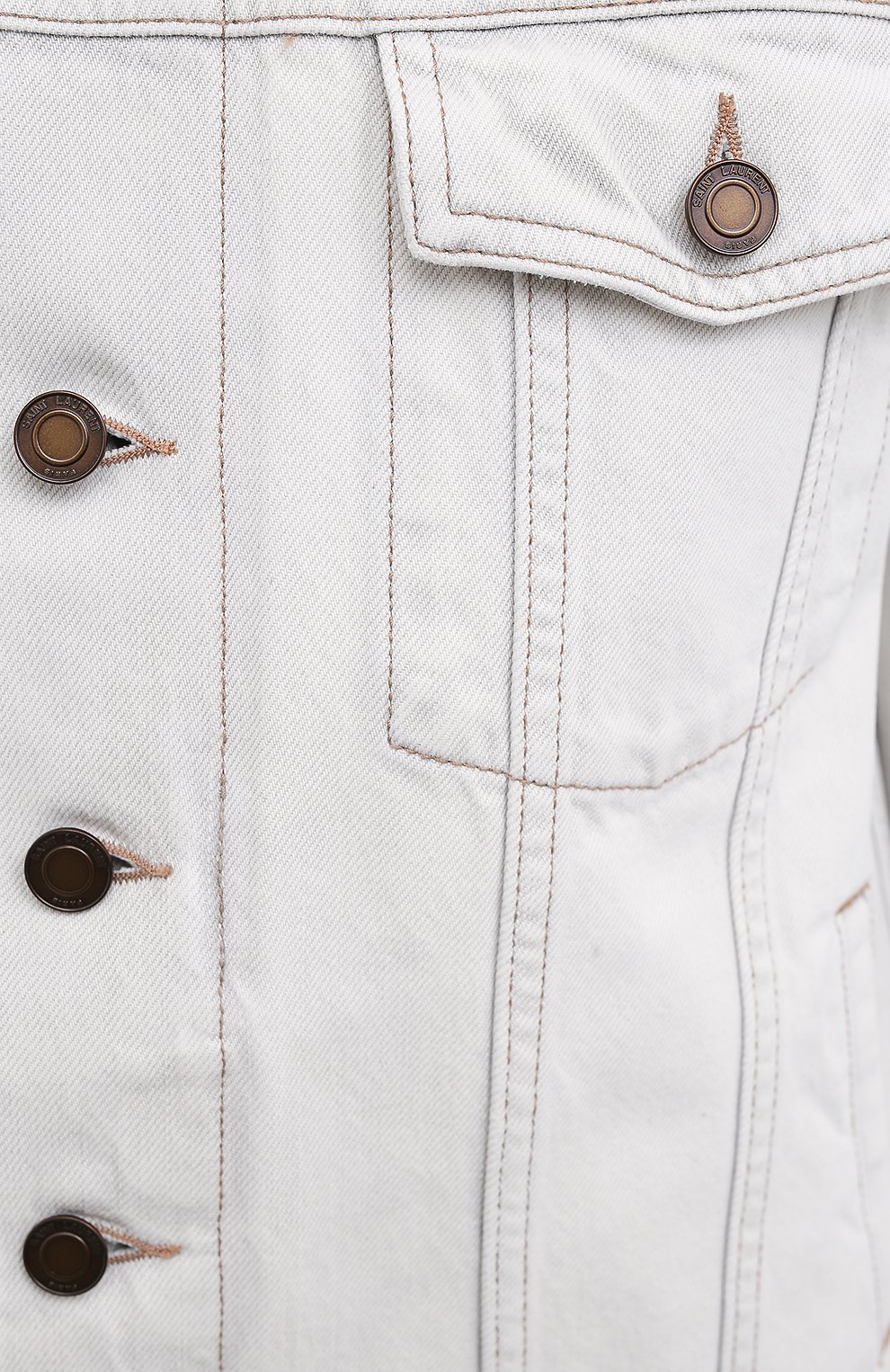 Джинсовая куртка SAINT LAURENT, арт. 614445/Y01KB, фото 5