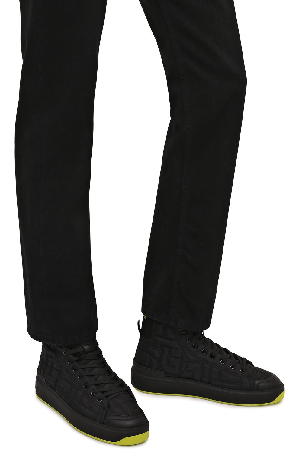 Текстильные кеды b-court BALMAIN, арт. XM1VG290/TNPM, фото 3