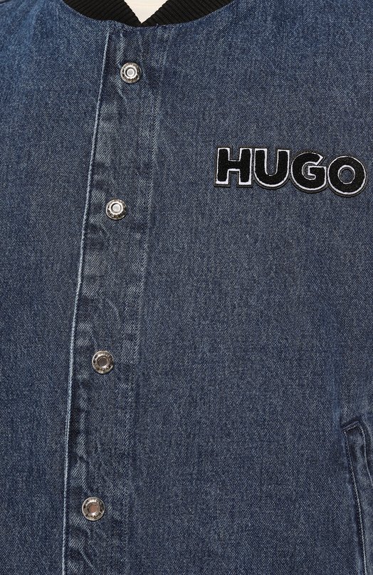 фото Джинсовый бомбер hugo