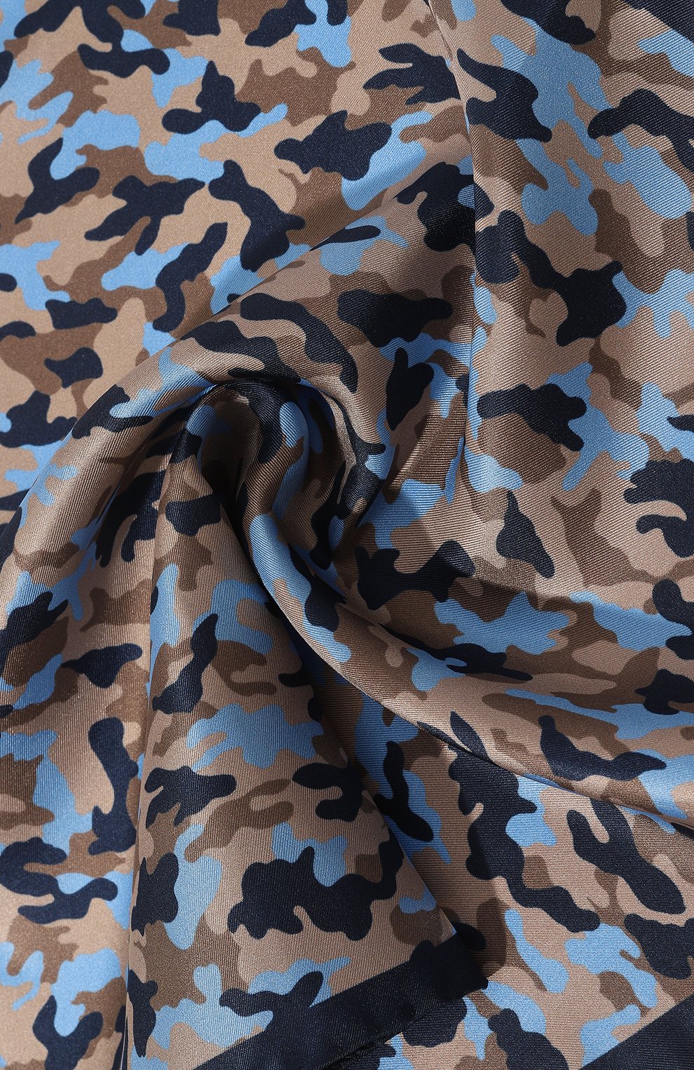 Шелковый платок ALTEA хаки цвета по цене 5645 руб., арт. 2358400, фото 3 Шелковый платок ALTEA, арт. 2358400, фото 3