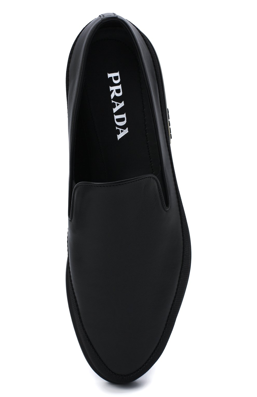 Кожаные слипоны PRADA, арт. 4D3414-6DT-F0002, фото 5