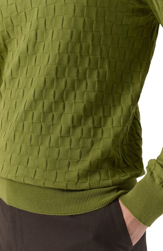 Хлопковый джемпер Gran Sasso 57109/18040 Зелёный  57109/18040 Фото 5