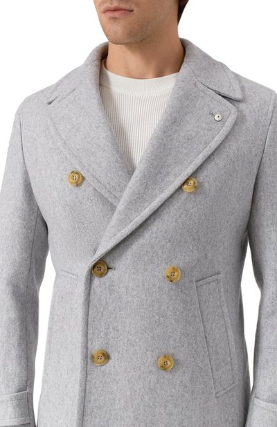 Бушлат из шерсти и кашемира L.B.M. 1911, арт. 9324/57516, фото 5