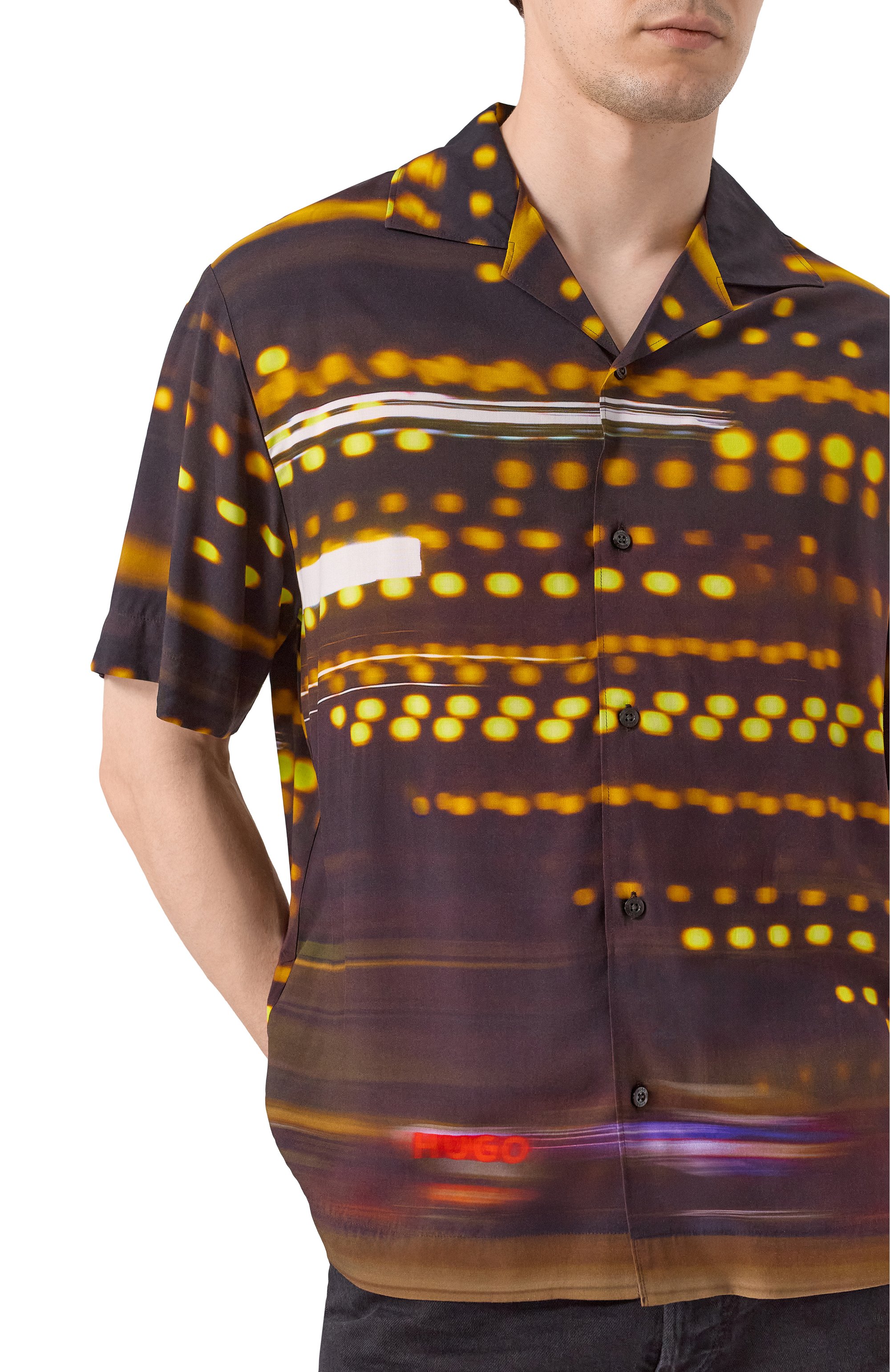 Рубашка из вискозы hugo x rb HUGO разноцветного цвета по цене 19500 руб., арт. 50543031, фото 5 Рубашка из вискозы hugo x rb HUGO, арт. 50543031, фото 5