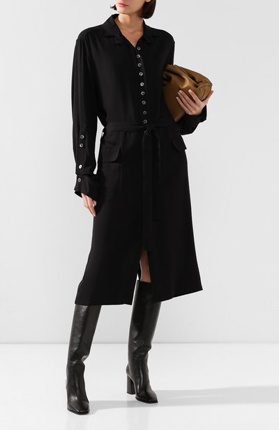 Платье из вискозы ANN DEMEULEMEESTER, арт. 2001-2214-P-155-099, фото 2