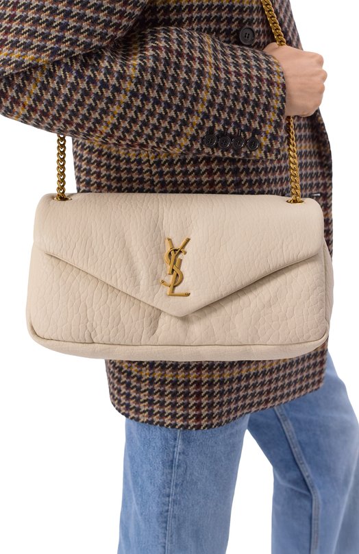 Сумка Calypso medium Saint Laurent 800916/AACYT Кремовый  800916/AACYT Фото 2