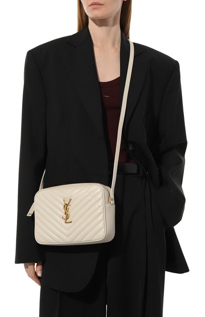 Сумка lou SAINT LAURENT кремового цвета по цене 223000 руб., арт. 715232/DV707, фото 2 Сумка lou SAINT LAURENT, арт. 715232/DV707, фото 2