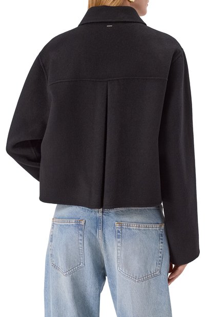 Шерстяное полупальто BOSS, арт. 50546091, фото 4