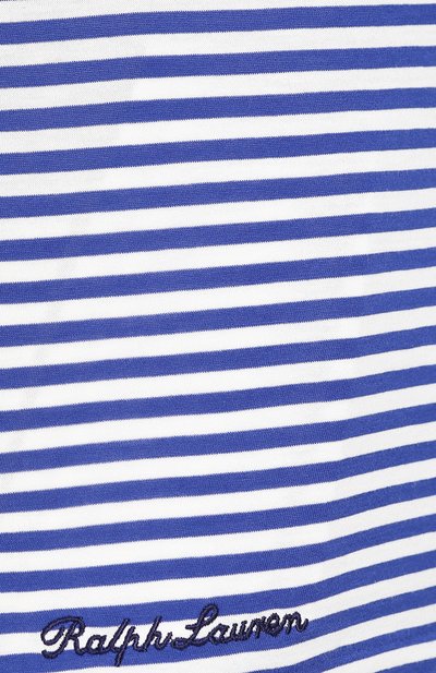Хлопковая футболка в полоску с круглым вырезом RALPH LAUREN, арт. 290708491, фото 5