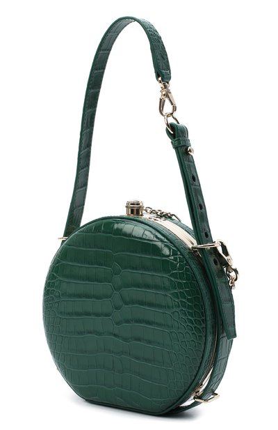 Сумка canteen из кожи аллигатора RALPH LAUREN, арт. 435790384AMIS, фото 3