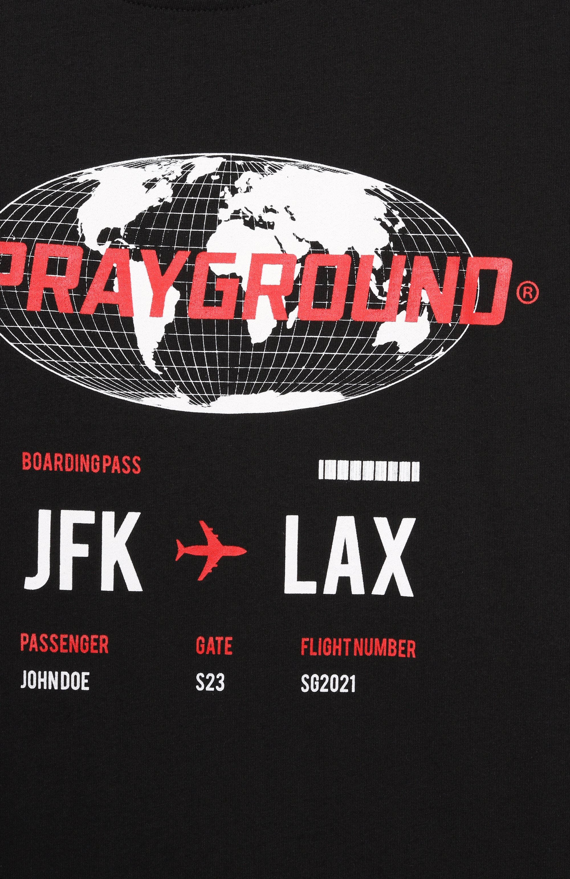 Хлопковая футболка SPRAYGROUND, арт. 21PESPY192/TAKE-0FF T-SHIRT J, фото 3