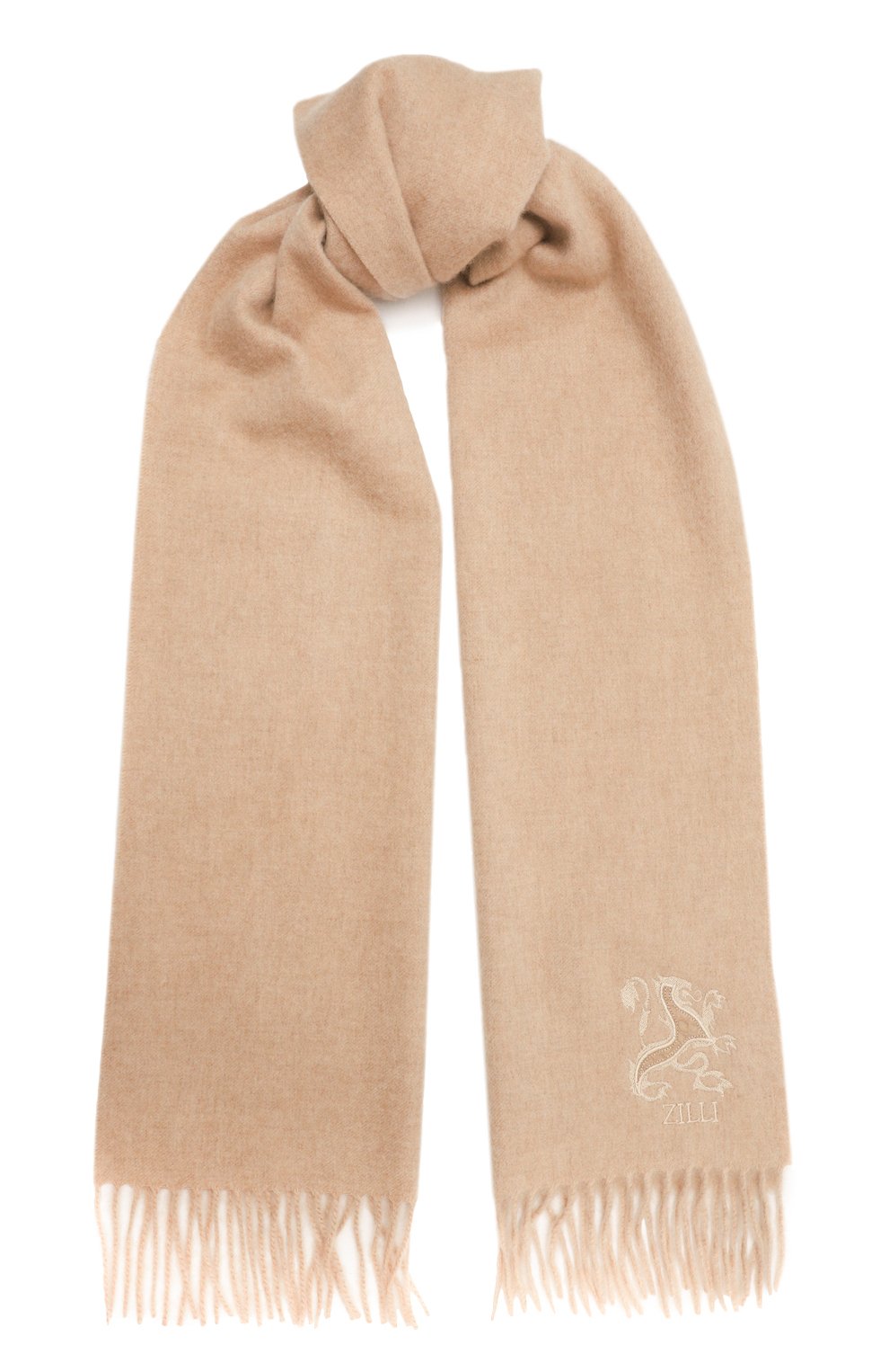 Шарф с отделкой из кожи аллигатора ZILLI, арт. SWF001M0310VBLE00N004, фото 1