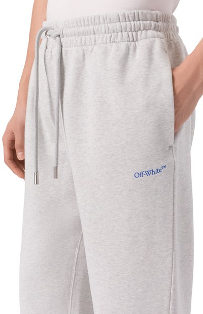 Хлопковые брюки OFF-WHITE, арт. 0MCH05AF25FLE002, фото 5