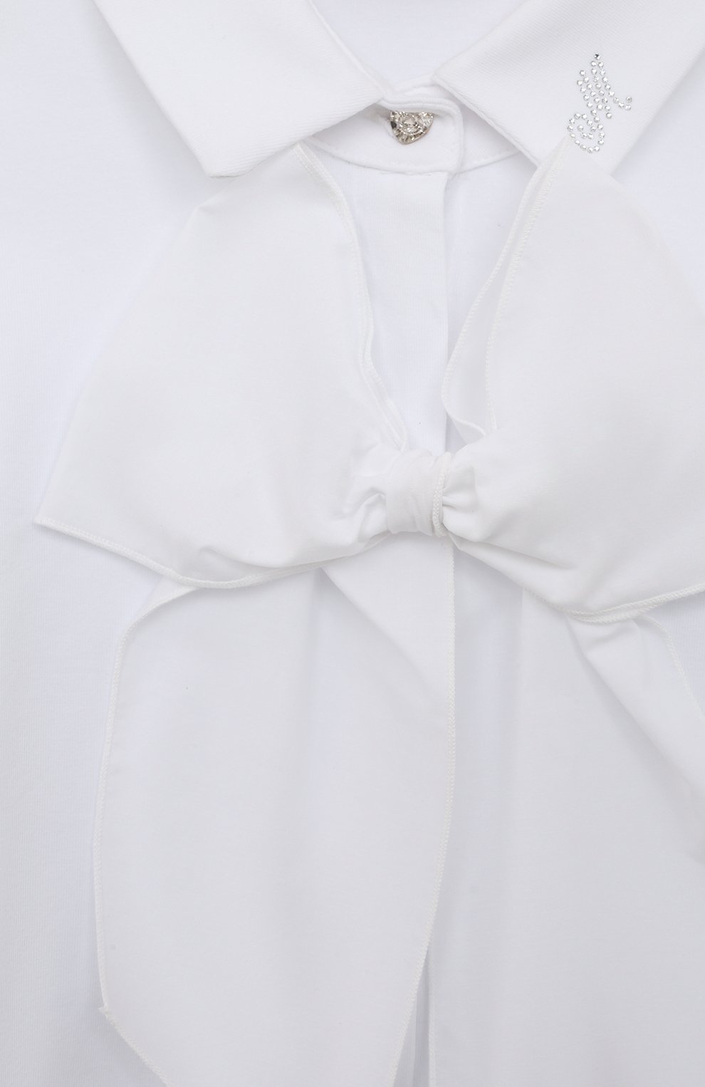 Хлопковая блузка MONNALISA, арт. 18BACA, фото 3