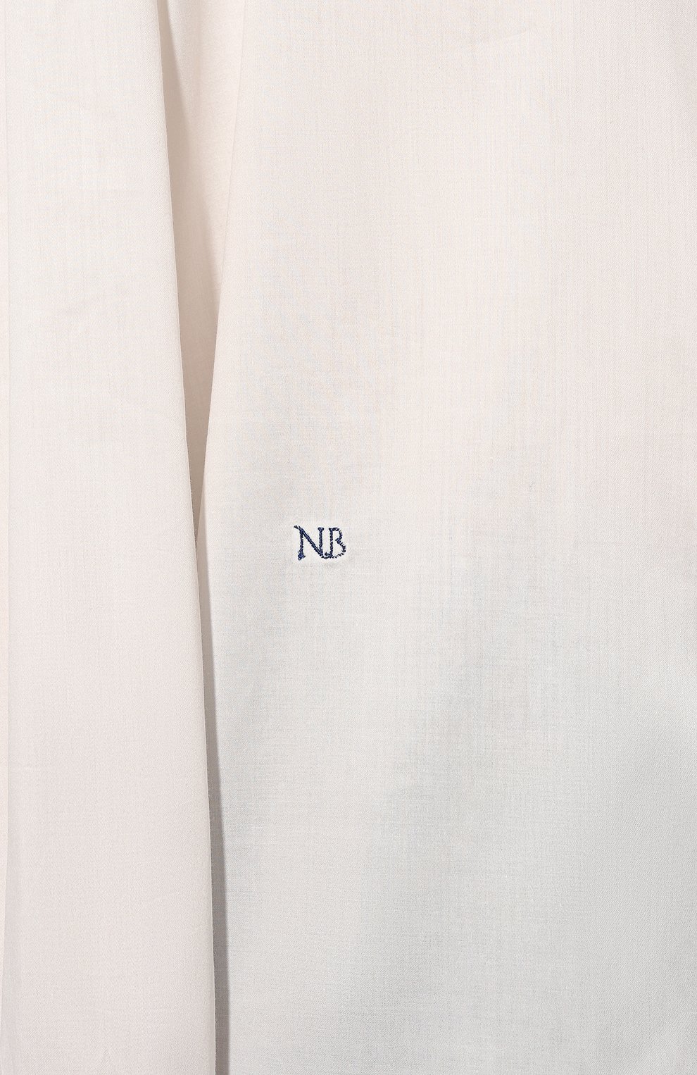 Хлопковая рубашка NOBLE&BRULEE белого цвета по цене 32000 руб., арт. NB10/160123/5, фото 5 Хлопковая рубашка NOBLE&BRULEE, арт. NB10/160123/5, фото 5