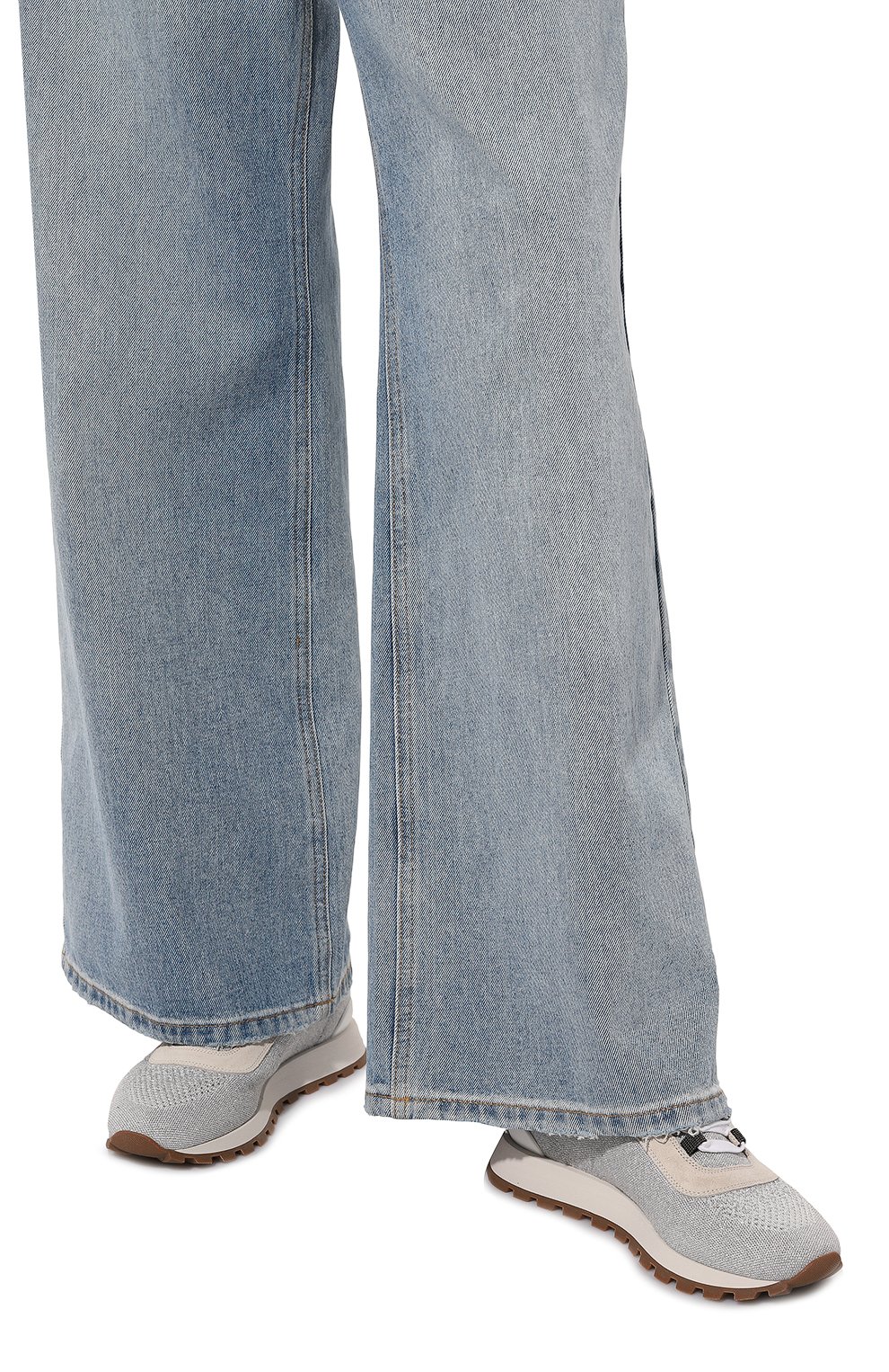 Текстильные кроссовки BRUNELLO CUCINELLI, арт. MZ35GBP103, фото 3