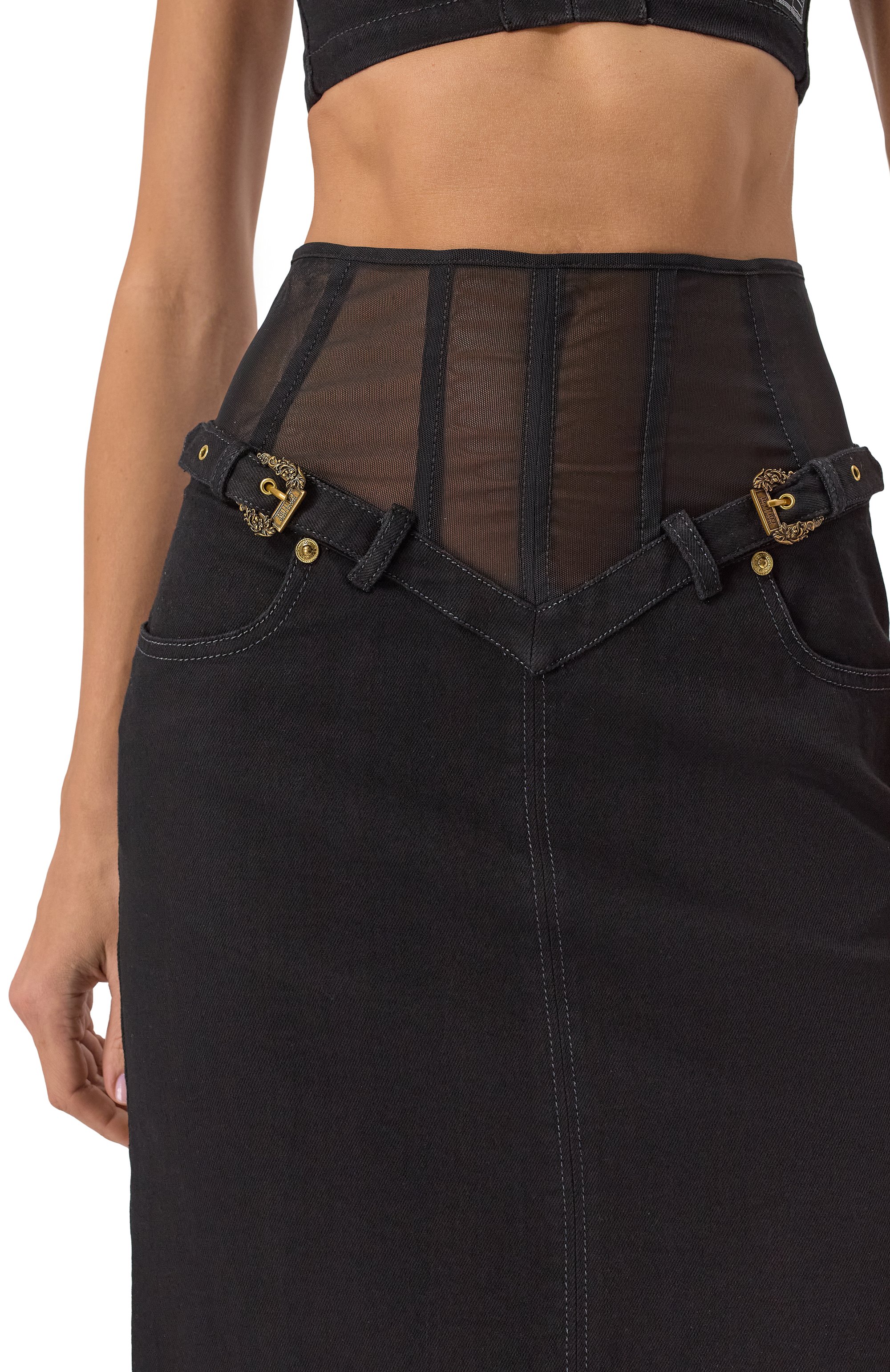 Джинсовая юбка VERSACE JEANS COUTURE, арт. 78HAE853/DW040L54, фото 5